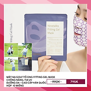 Mặt nạ golf tổ ong chống nắng dưỡng da Celderma Nine Fitting Gel - Korea