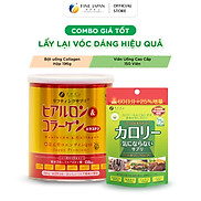 Collagen lon 196g & calo gói to 75g Combo Lấy lại vóc dáng hiệu quả FINE