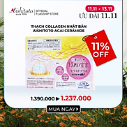 Thạch collagen Nhật Bản Aishitoto Collagen Jelly Ceramide Plus vị Acai