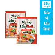 Combo 2 gói Gia Vị Nêm Sẵn Lẩu Thái Fadely 50gx2