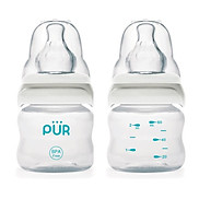 Bình sữa cổ thường Pur - Comfort Feeder 60ml cho bé sơ sinh