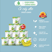 Combo 10 túi Ổi Sấy Dẻo Nonglamfood túi 75g Ăn vặt tốt cho sức khỏe