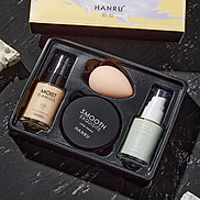 Bộ trang điểm Pretty Makeup Hanru 4 in1 gồm kem lót,kem nền