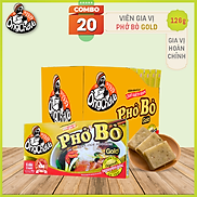 Combo 20 Hộp Viên Gia Vị Phở Bò Gold Ông Chà Và 126g Nguyên lốc