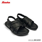 Sandal nam màu đenThương hiệu Bata 861-6103