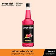 Siro Mâm Xôi Đỏ - LongBeach Raspberry Flavoured Syrup 740ml