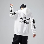 Áo Hoodie Vallhala Team Tokyo Revengers độc đẹp giá siêu rẻ màu trắng