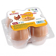 Trứng gà gộc Ba Huân hộp 4 quả