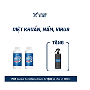 Dung Dịch NANO BẠC DIỆT KHUẨN Nano Xpure Nano Silver 35ppm 1L + 1L