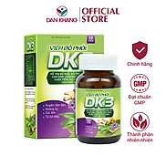 Viên Uống Bổ Phổi DK3 Dan Khang Giảm Ho Đau Rát Họng Viêm Phế Quản Hộp 30