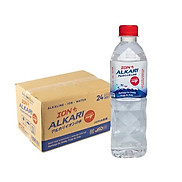 Thùng 24 chai x 500ml nước ion kiềm Alkari, giúp tăng cường sức đề kháng