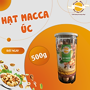 Hạt Macca nứt vỏ Hodi-Navi Hũ 500g xuất xứ Úc, tỉ lệ hạt nhiều, dễ tách vỏ