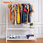 Giá Treo Quần Áo Gỗ BEYOURs - Kệ Gỗ Cây Sào Treo A Hanger 2FL Lắp Ráp Dễ