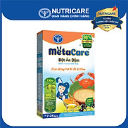 Bột ăn dặm Nutricare Metacare Cua mùng tơi bí đỏ & olive 200g