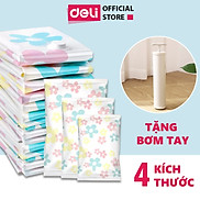 Túi hút chân không đựng quần áo, chăn ga gối , thú bông Deli