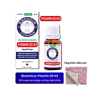 BioAmicus Vitamin D3 & K2 MK7 -SX tại Canada- giúp bé tăng hấp thu canxi