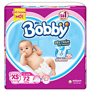 Tã Dán Sơ Sinh Bobby Gói Lớn XS72 72 Miếng