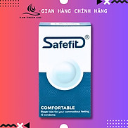 Bao cao su SafeFit Comfortable Size 52 hộp 12 cái