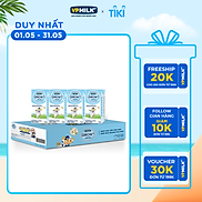 Sữa Tiệt Trùng Có Đường VPMilk Grow+ Hộp 110ml Thùng 48 Hộp