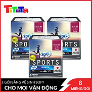 Combo 3 Băng Vệ Sinh Sofy Sports 26 Cm Chống Trào Trong Mọi Chuyển Động 8