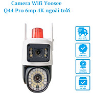 Camera Wifi Yoosee 2 khung hình Q44 PRO 6MP, 4K, Ngoài trời 2 ống kính