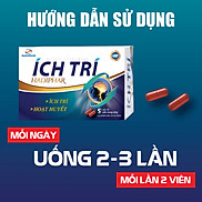 Hỗ trợ hoạt huyết - tăng cường tuần hoàn máu não Ích Trí Hadiphar Hộp 50