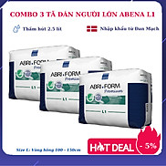 Combo 3 sản phẩm Tã Dán Người Lớn Abena Abri Form Premium L1- Giảm 10%