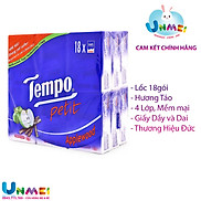 Khăn giấy bỏ túi Tempo Petit hương Gỗ Táo 18 gói