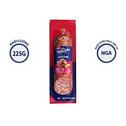 Xúc Xích hun khói Salami 225g, giò salami hun khói nhập khẩu Nga 225g,