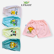 Quần Chục LYBABY Cho Bé Quần Ngắn Cotton Cho Bé Trai Bé Gái In Mông QC02