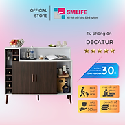 Tủ phòng ăn gỗ hiện đại SMLIFE Decatur Gỗ MDF dày 17mm chống ẩm