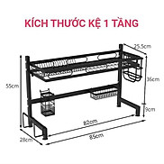 Kệ Úp Bát Đĩa 2 Tầng.Kệ Chén Bát Đa Năng