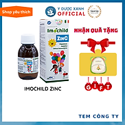 IMOCHILD ZINC, 100ml, Siro tăng đề kháng, ăn ngon cho bé của Ý