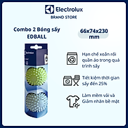 Bóng sấy quần áo Electrolux tương thích hầu hết các dòng máy giặt, máy sấy