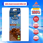 Sữa Gạo Cacao Hữu Cơ Riso Scotti - ORGANIC Rice Cocoa Drink - 1L