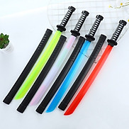 Kiếm Nhật Katana Tặng Kèm 3 Pin, Kiếm Đen Phát Sáng Đèn Led Có Đèn Có Nhạc