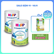 Combo 2 lon Sữa bột công thức HiPP 1 Organic Combiotic 350g dành cho trẻ