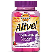 Thực Phẩm Chức Năng Kẹo Dẻo Vitamin Da Tóc & Móng Alive Hair Skin & Nail