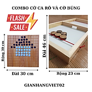 Combo cờ ca rô và cờ búng