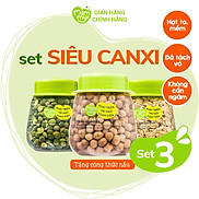 Set 3 hạt ăn dặm hữu cơ siêu canxi MĂMMY Yến Mạch, Đậu Gà, Đậu Hà Lan