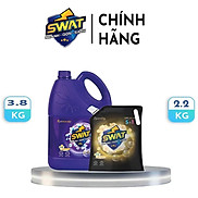 Combo 1 can Nước Giặt Xả ROMANTIC Siêu Thơm 3.8kg + 1 túi Nước Giặt Xả