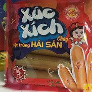 Xúc xích tiệt trùng hải sản Âu Lạc 150g5 cây gói