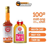 Combo Mật ong nguyên chất Honimore Hoa Cao Nguyên 630g chai tặng 1 chai