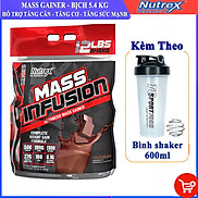 Combo Sữa tăng cân tăng cơ Mass Infusion của Nutrex bịch lớn 5.45kg hỗ trợ