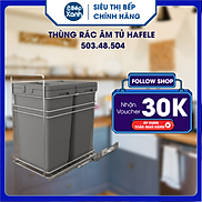 Thùng rác âm tủ Hafele 503.48.504 - Hàng Chính Hãng