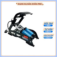 Bơm hơi đạp chân mini , bơm lốp xe máy xe đạp phao bóng 2 xilanh