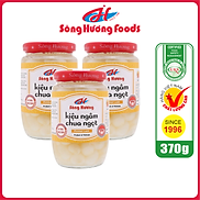 3 Hũ Củ Kiệu Ngâm Chua Ngọt Sông Hương Foods Hũ 370g