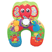 Gối chữ U kèm đồ chơi Playgro Elephant Hugs Activity Pillow