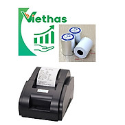 Combo Thiết bị Máy in + Giấy K57-45mm và phần mềm bán hàng Viethas