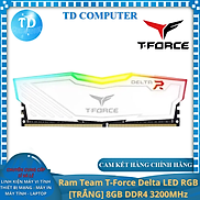 Ram máy tính Team T-Force Delta LED RGB8GB DDR4 3200MHz